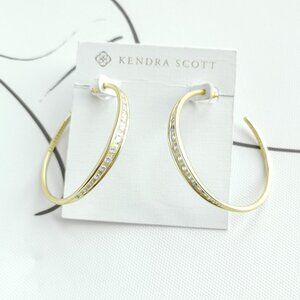 ✨Kendra Scott✨ Selena Vintage Gold Hoop Earrings